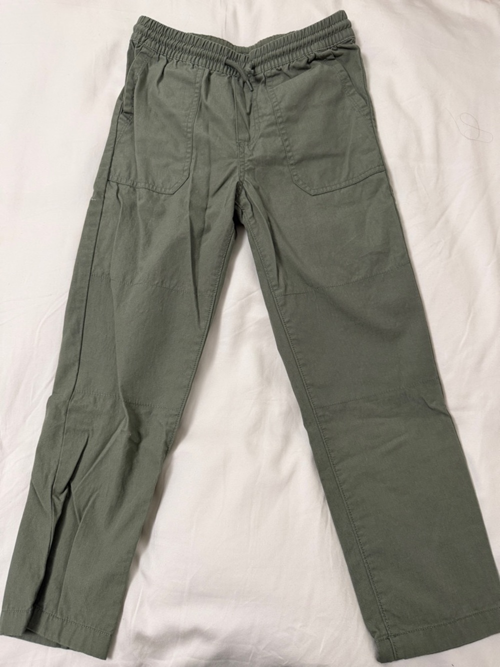 Carter's Olive Green Cargo Pants with Elastic Waistband